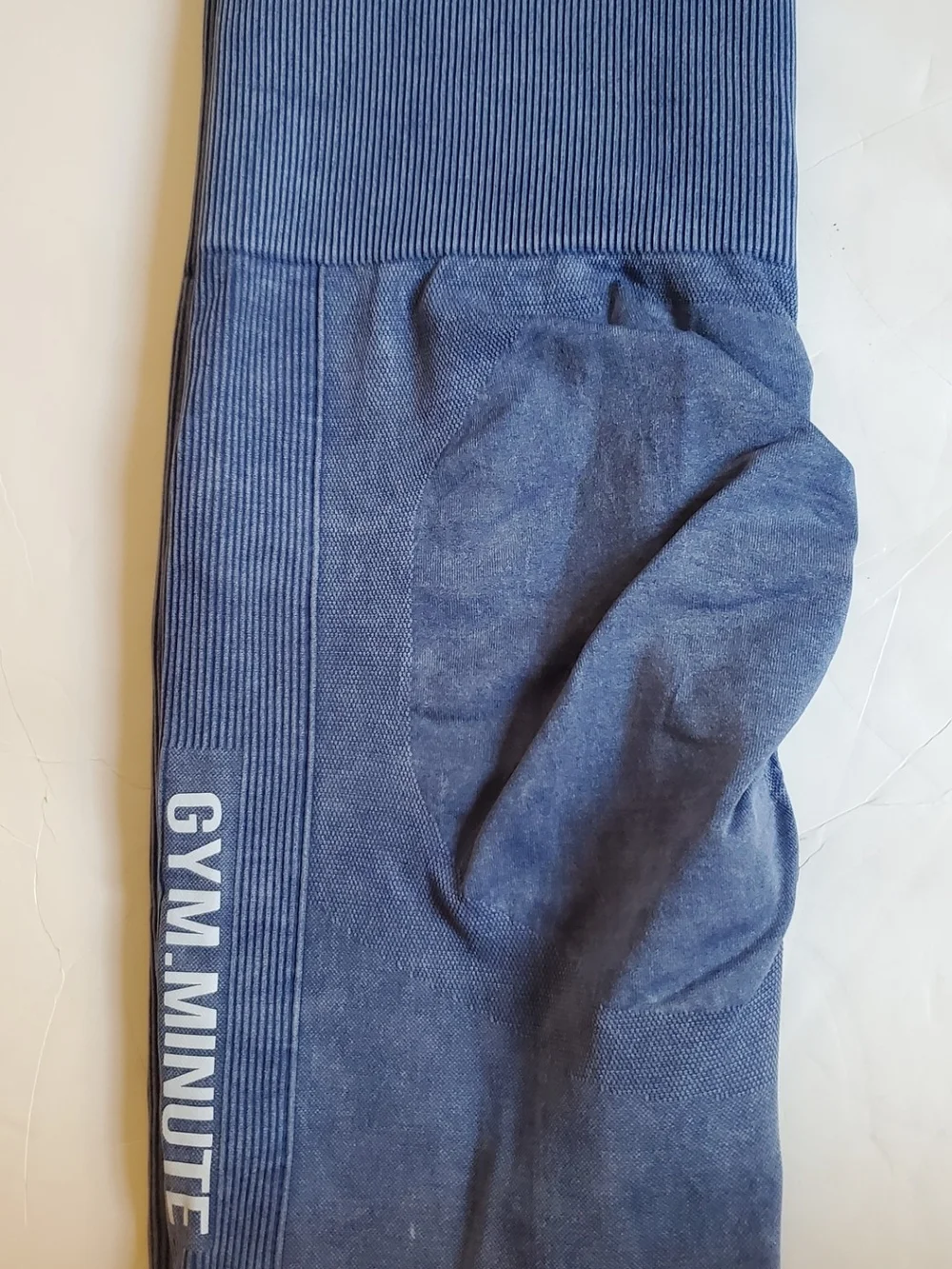 Kids Blue Leggings with High Waist